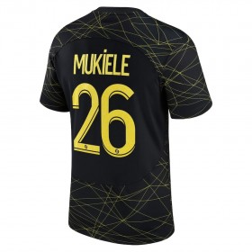 Fotbalové dres Paris Saint-Germain MUKIELE 26 Jordan Čtvrtý 2022-23 Krátký Rukáv
